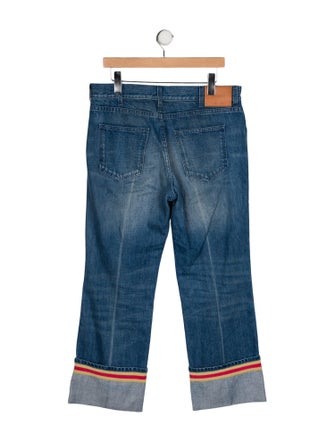 Gucci 2017 Straight-Leg Jeans