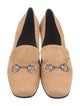 Gucci Horsebit Accent Suede Loafers