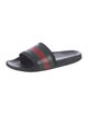 Gucci Web Accent Rubber Slides