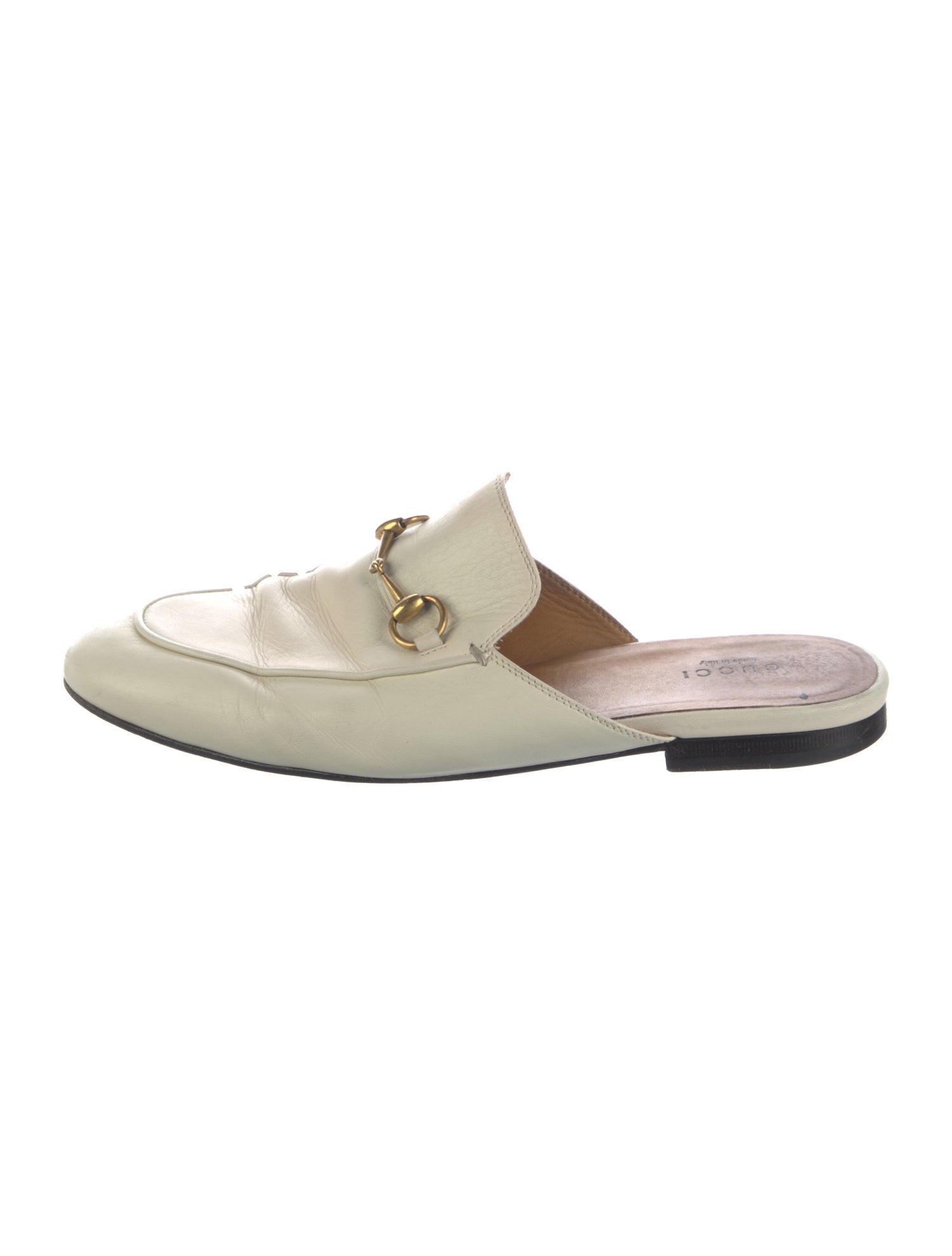 Gucci Horsebit Accent Leather Mules