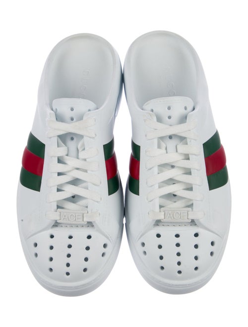 Gucci Ace Sabot Web Accent Mules