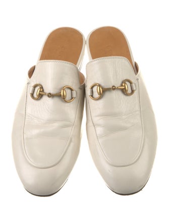 Gucci Horsebit Accent Leather Mules