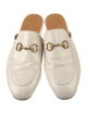 Gucci Horsebit Accent Leather Mules