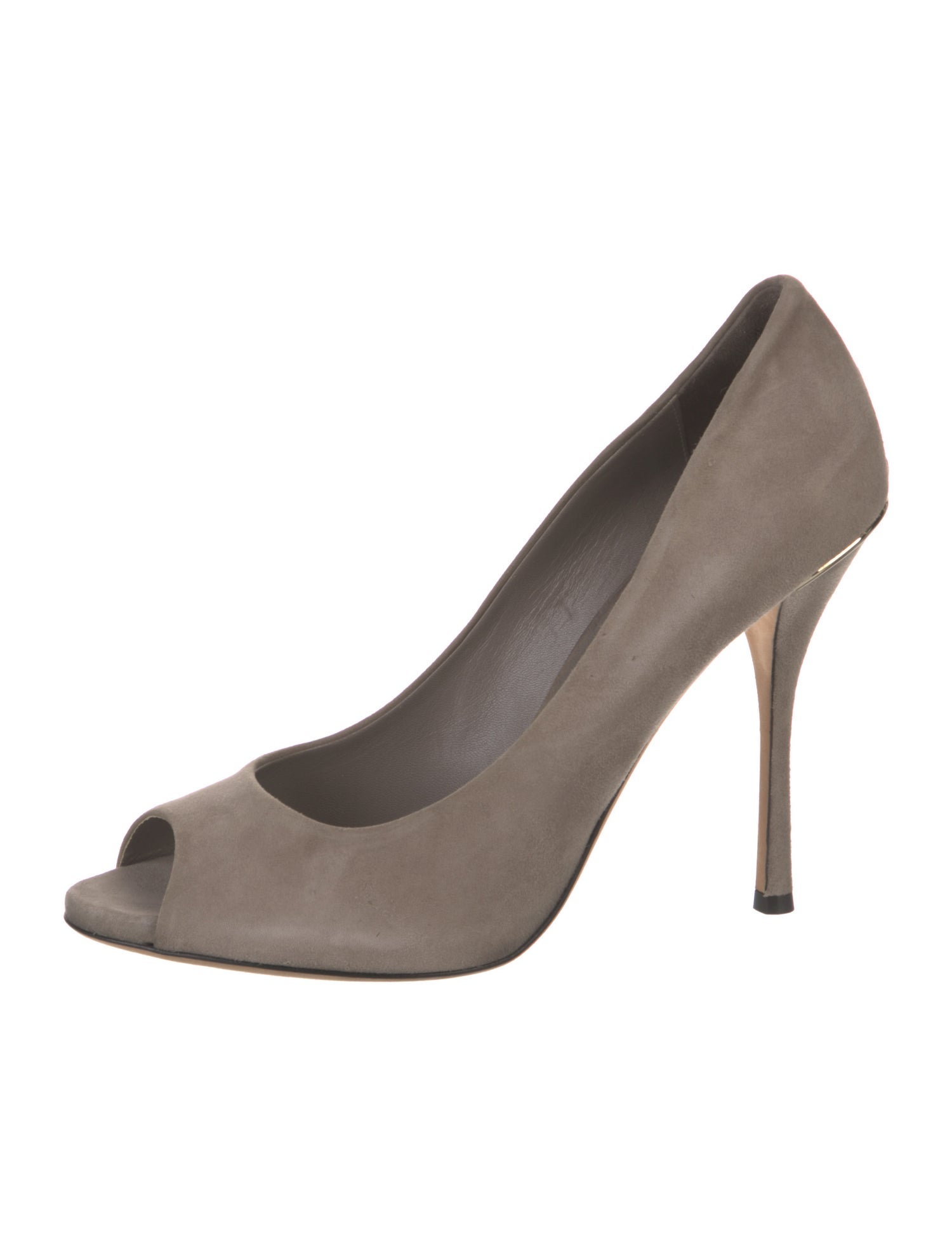 Gucci Interlocking G Logo Suede Pumps