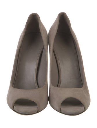 Gucci Interlocking G Logo Suede Pumps