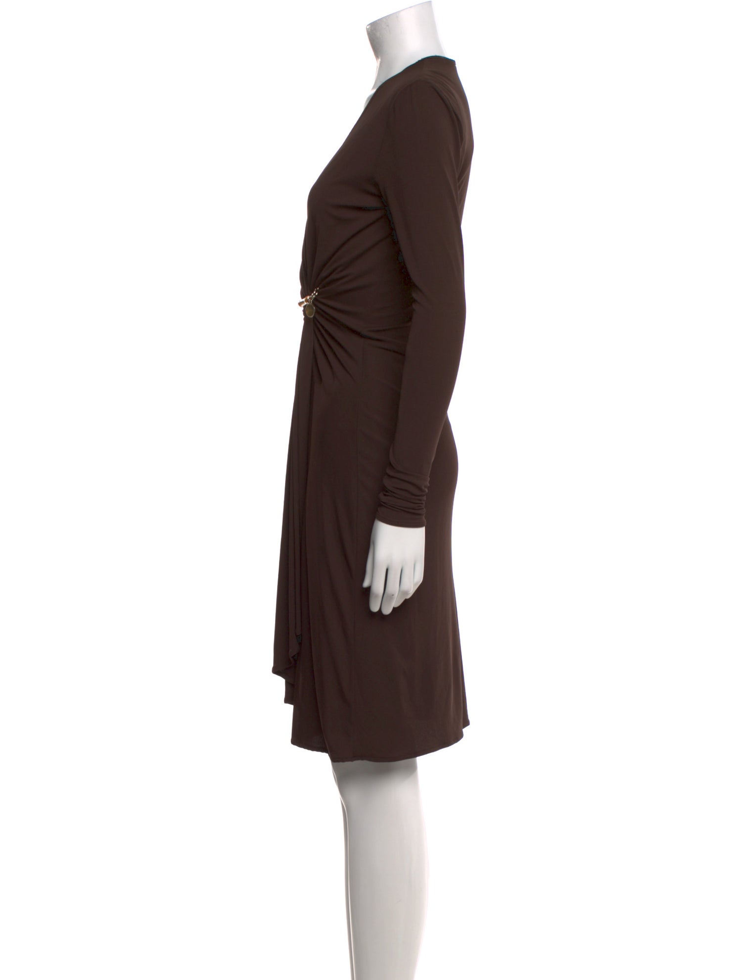 Gucci V-Neck Midi Length Dress