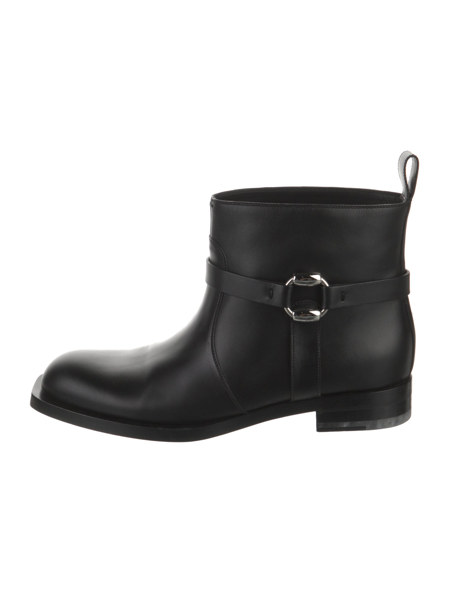 Gucci Leather Moto Boots