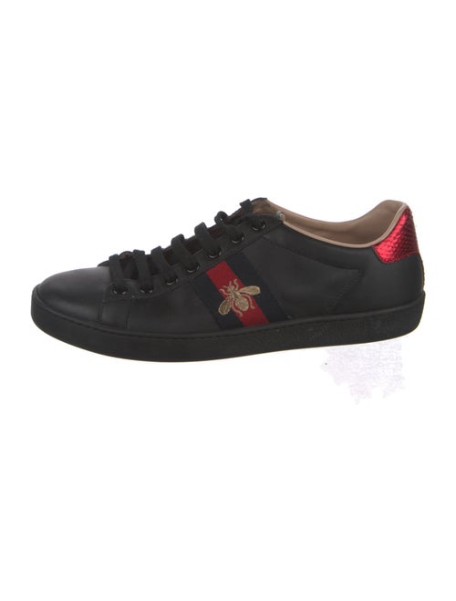 Gucci Sylvie Web Accent Leather Sneakers