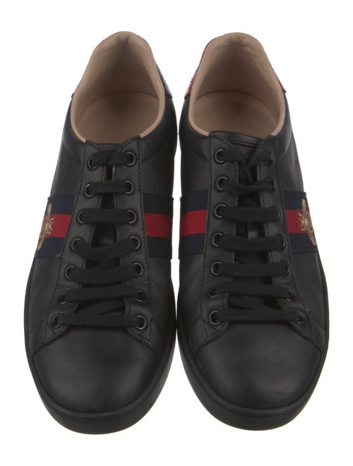 Gucci Sylvie Web Accent Leather Sneakers
