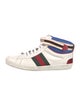 Gucci Web Accent Leather Sneakers