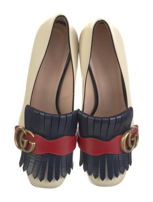 Gucci Double G Logo Leather Pumps
