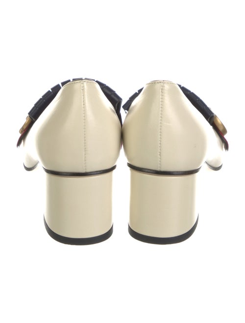 Gucci Double G Logo Leather Pumps