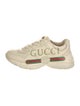 Gucci Web Accent Leather Sneakers