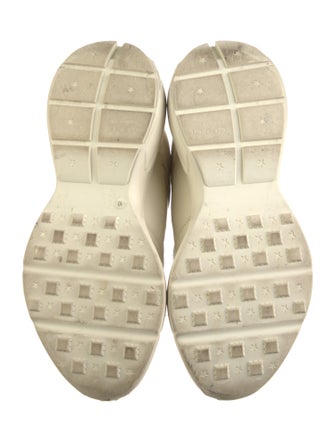 Gucci Web Accent Leather Sneakers