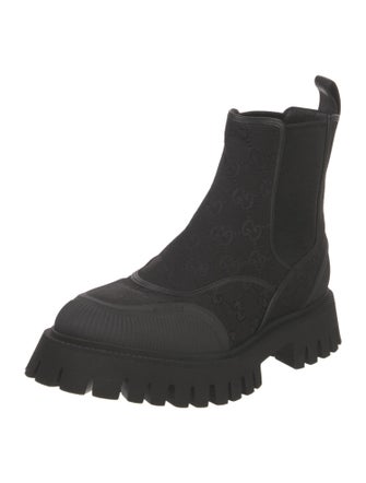 Gucci GG Canvas Canvas Chelsea Boots