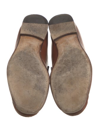 Gucci Horsebit Accent Leather Dress Loafers