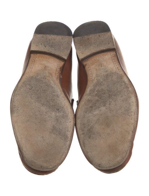 Gucci Horsebit Accent Leather Dress Loafers