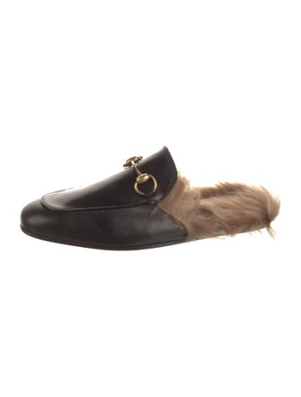 Gucci Princetown Horsebit Accent Slippers