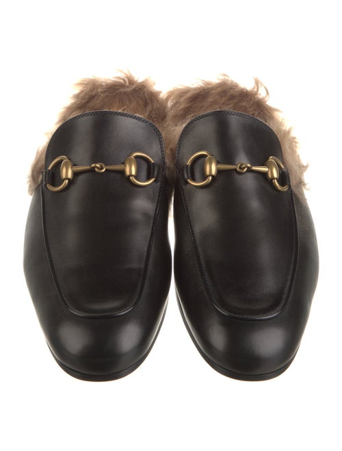 Gucci Princetown Horsebit Accent Slippers