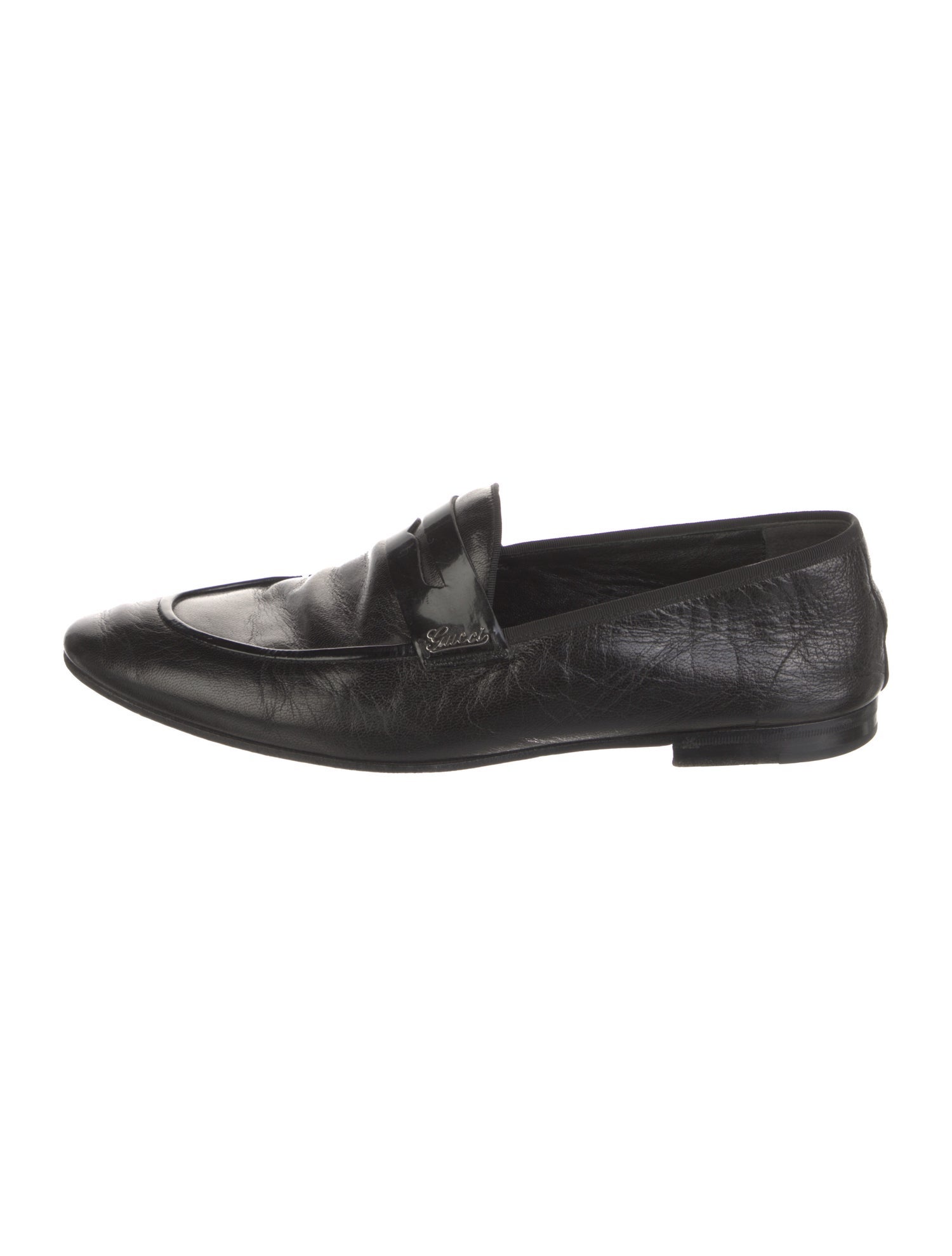Gucci 1955 Horsebit Accent Leather Dress Loafers
