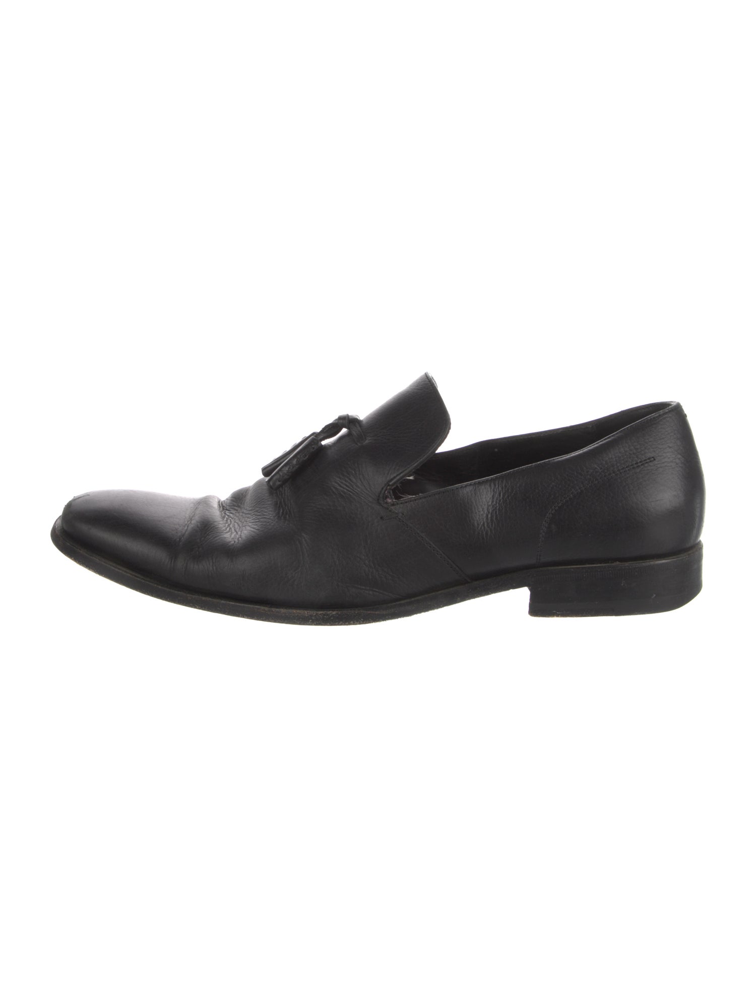 Gucci Horsebit Accent Leather Dress Loafers
