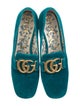 Gucci Double G Logo Velvet Pumps
