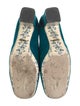 Gucci Double G Logo Velvet Pumps