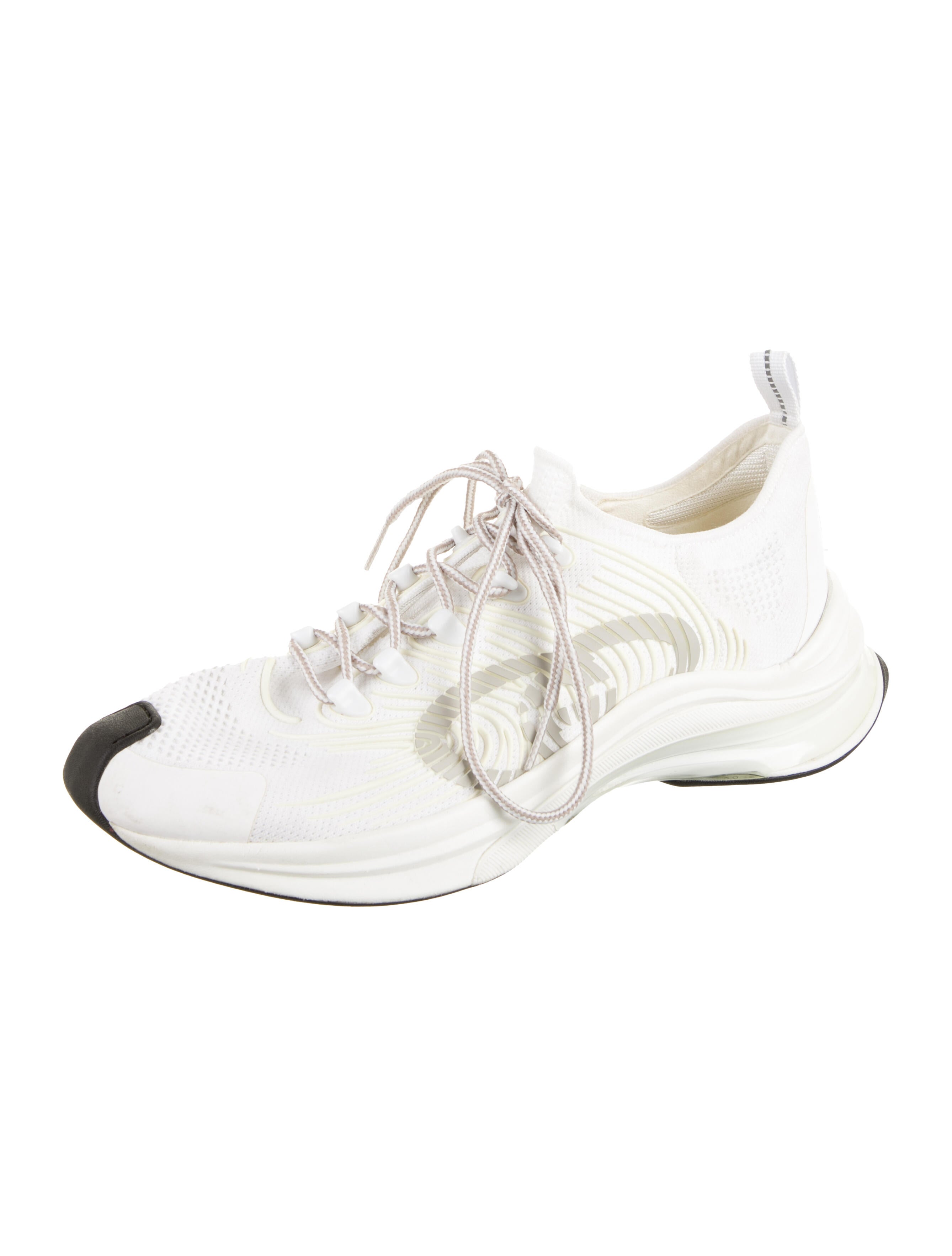 Gucci Leather Printed Sneakers