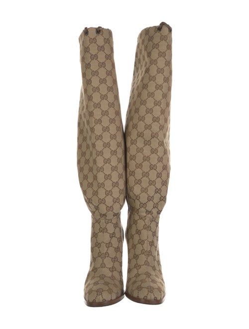 Gucci GG Canvas Canvas Boots