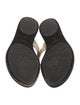 Gucci Double G Logo Leather Slides