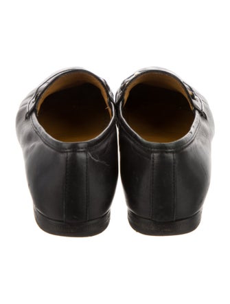 Gucci Horsebit Accent Leather Loafers