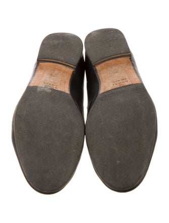 Gucci Horsebit Accent Leather Loafers