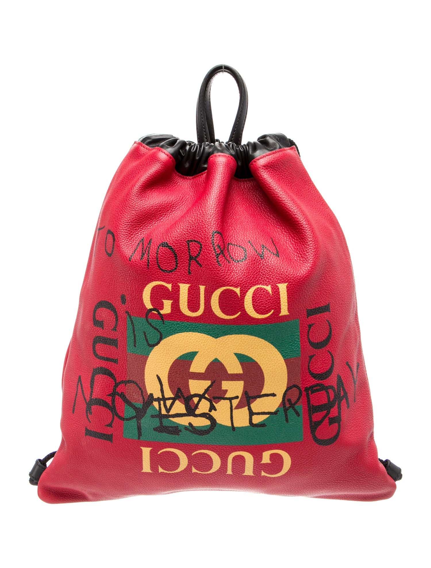 Gucci Web Logo Drawstring