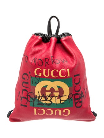 Gucci Web Logo Drawstring
