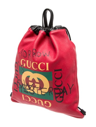 Gucci Web Logo Drawstring