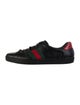 Gucci Web Accent Leather Sneakers