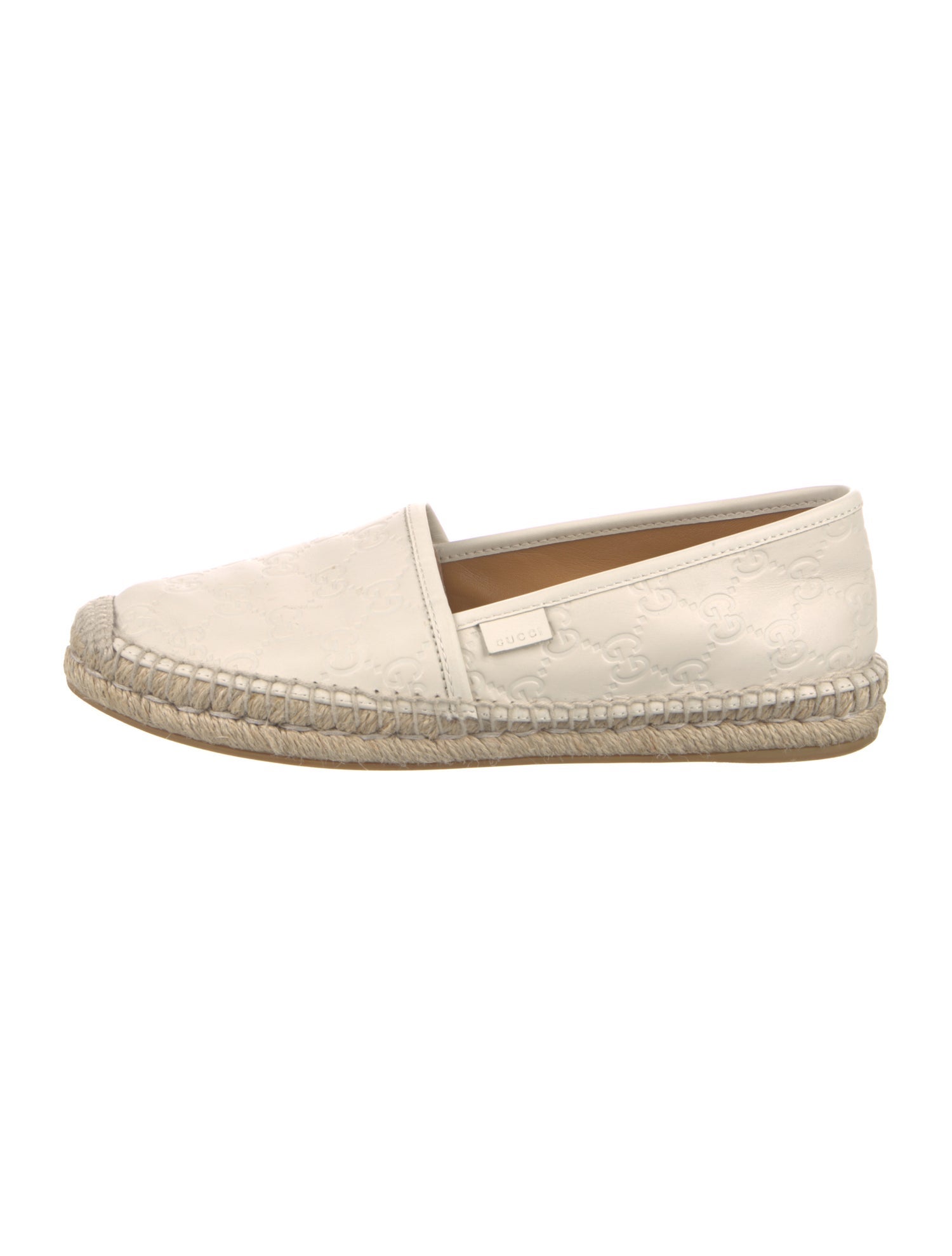 Gucci GG Signature Leather Espadrilles