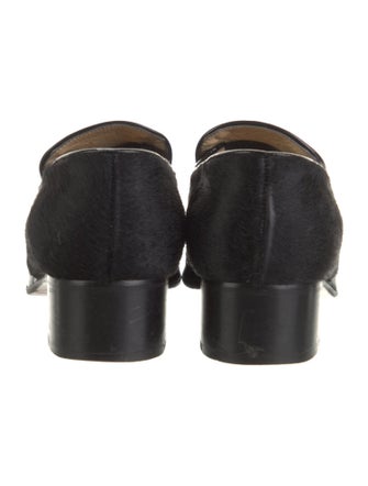 Gucci Horsebit Accent Ponyhair Pumps