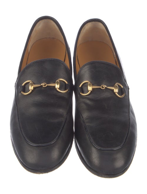 Gucci Horsebit Accent Leather Loafers