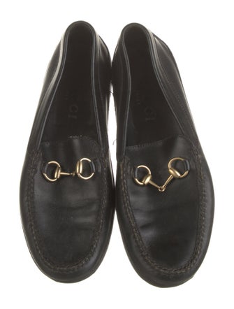 Gucci Horsebit Accent Leather Drivers