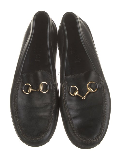 Gucci Horsebit Accent Leather Drivers