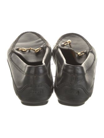 Gucci Horsebit Accent Leather Drivers