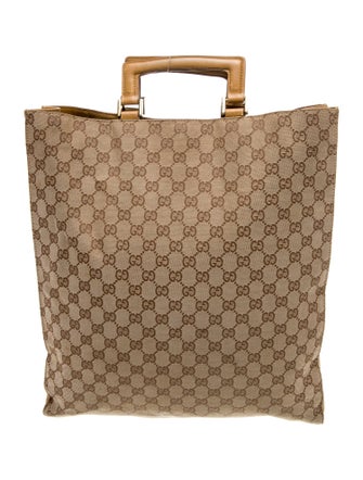 Gucci GG Canvas Top Handle Bag