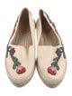 Gucci Leather Floral Print Espadrilles