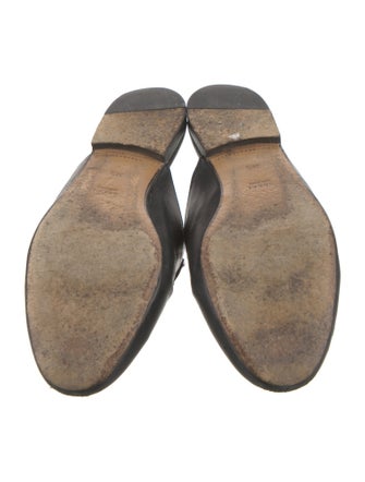 Gucci Horsebit Accent Leather Mules