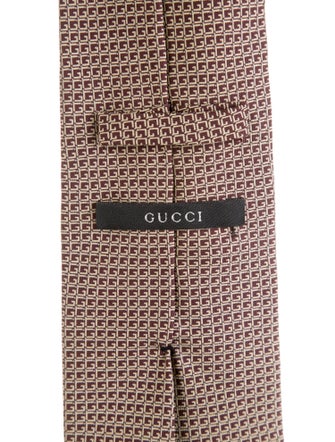 Gucci Printed Silk Tie