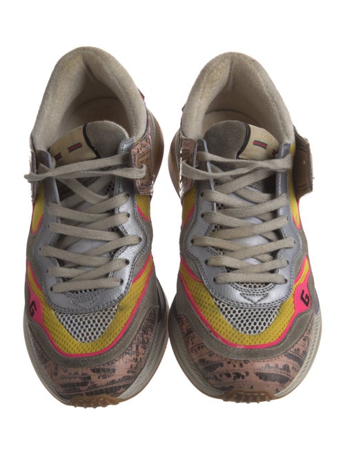 Gucci Suede Printed Sneakers