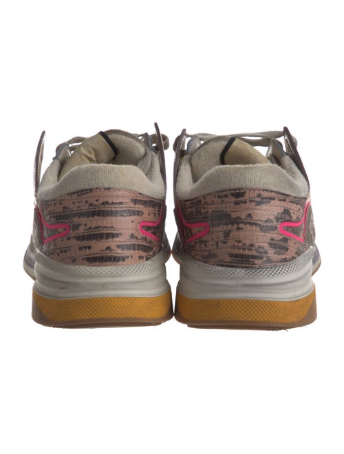 Gucci Suede Printed Sneakers