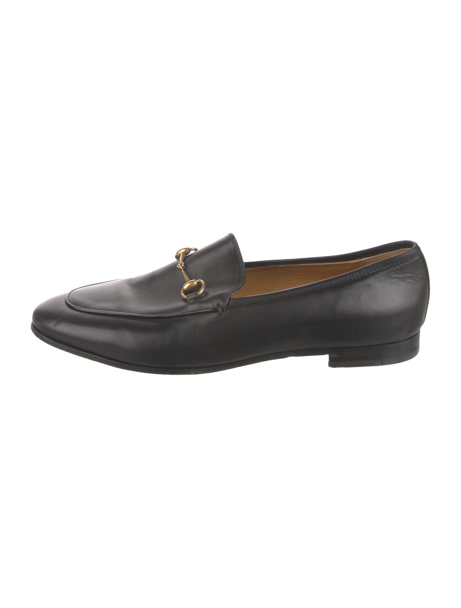 Gucci Horsebit Accent Leather Loafers