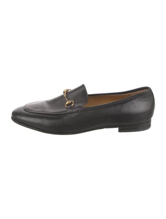 Gucci Horsebit Accent Leather Loafers